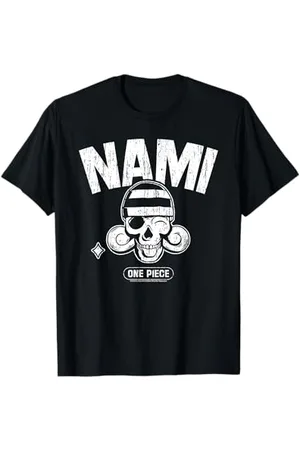 Onepiece Nami Strohhut Piraten Navigator Skull Anime T-Shirt