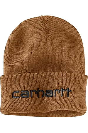 Carhartt Herren Isolierte Strickmütze mit Logo-Grafik und Umschlag, ® Braun, OFA