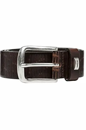 Replay Herren Gürtel aus Leder, (Braun), 100