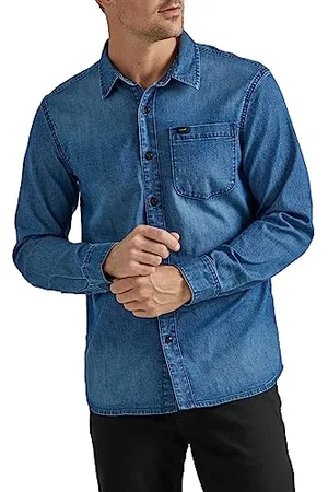 Lee Herren Extreme Motion Allzweck-Langarm-Arbeiterhemd, , Klein
