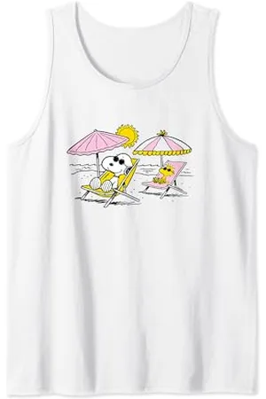 Peanuts Erdnüsse - Snoopy & Woodstock Beach Tank Top