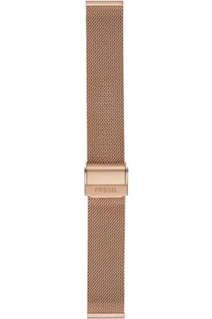 Fossil Uhrenarmband für Damen 18mm Rose Gold Edelstahl, S181375