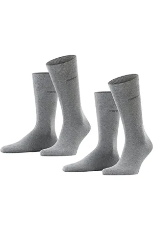 ESPRIT Herren Socken Basic Uni Multipack M So Baumwolle einfarbig 2 Paar, , 47-50