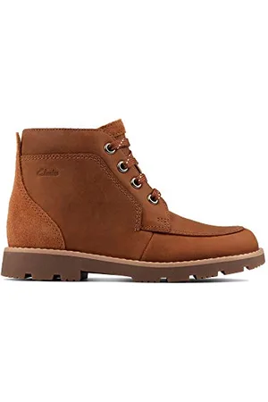 Clarks Jungen Heath Lace K Chukka-Stiefel, Tan Leather, 30 EU