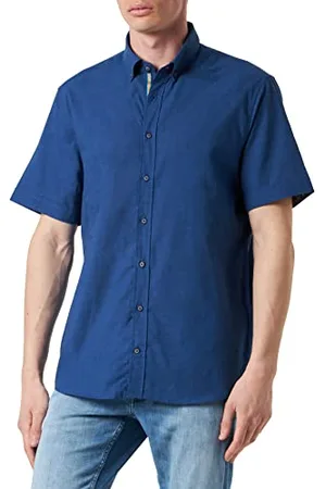 Bugatti Herren 9450-38330 Hemd mit Button Down Kragen, , S EU