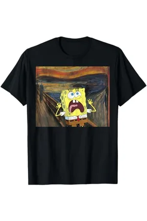 Spongebob SpongeBob Schwammkopf Der Schrei der Natur Kunst T-Shirt