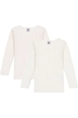 Petit Bateau A0BC9 Langarm-T-Shirts Mädchen 2 Jahre