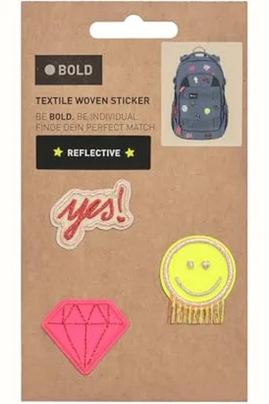 LÄSSIG Unisex Kinder Textilsticker Reisezubehör- Gepäckanhänger, , Einheitsgröße
