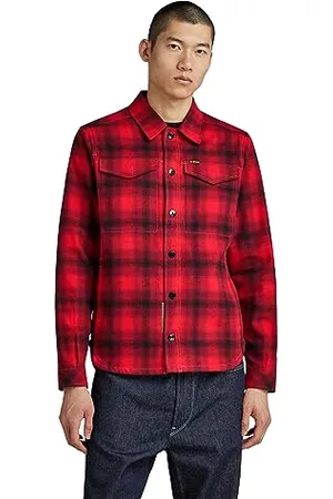 G-Star RAW Herren Check overshirt, , S