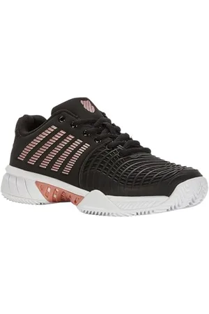 K-Swiss Performance Damen Express Light 3 HB Tennis Shoe, Black/Steel Gray/Rose Gold, 39 EU