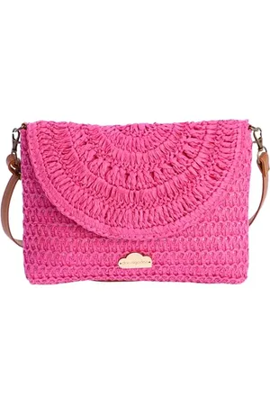 Don Algodon Damen Leira Umhängetasche, Strandtasche, Sommertasche, Basttasche