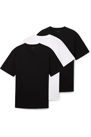 TOM TAILOR Herren 1044882 Basic T-Shirt aus Baumwolle im Tripple-Pack, 29999-Black, M