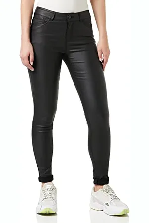 VERO MODA Female 5-Pocket Hose Vmseven NW SS Smooth Coated Pants NOOS, , XXS / 34L