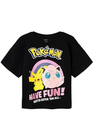 NAME IT Mädchen Nkfselma Pokemon RLX Top Box Bfu T-Shirt, , 122-128 EU