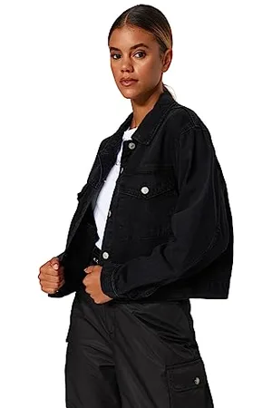 Trendyol Damen Gerade Lange Ärmel Regulär Jacke