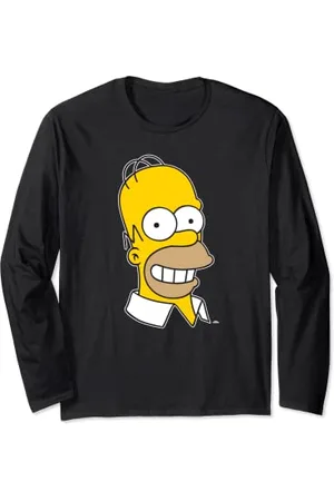 The Simpsons Homer Simpson Face Langarmshirt