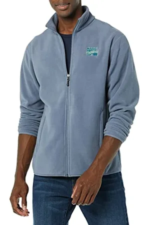 Amazon Disney | Marvel | Star Wars Herren Polarfleece-Jacke mit durchgehendem Reißverschluss und Stehkragen, , M