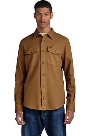 G-Star RAW Herren Marine Slim Hemd, , XL