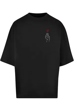 Merchcode Herren Mp0007485-k Heart Huge Tee T-Shirt, , L EU