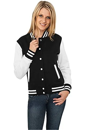 Urban classics Damen Ladies 2-tone College Sweatjacket Jacke, , XS EU