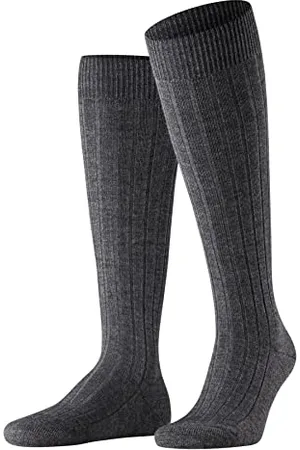 Falke Herren Kniestrümpfe Teppich Im Schuh M Kh Wolle lang einfarbig 1 Paar, , 41-42