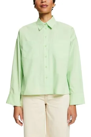 ESPRIT Damen 014ee1f301 Bluse, Light Green, S EU