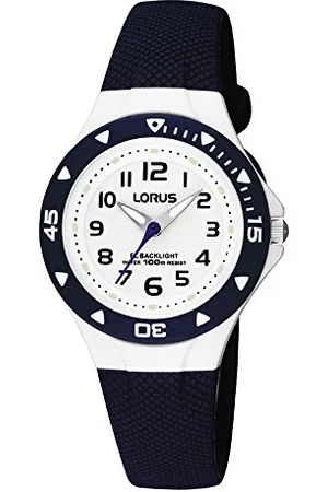Lorus Kids Jungen-Uhr Edelstahl und Kunststoff mit Urethanband RRX43CX9