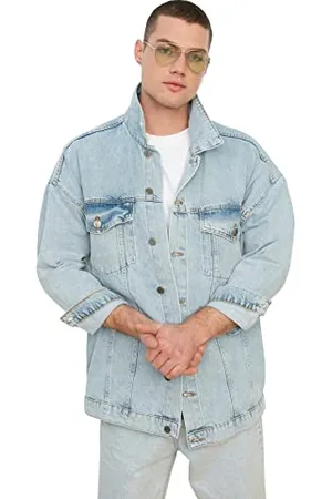 Trendyol Herren Gerade Lange Ärmel Plus Size Jacke