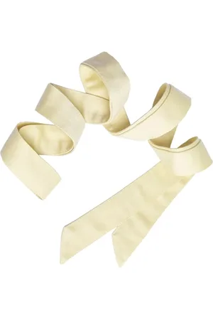 Maya Deluxe Damen Womens Belt Ladies Satin Sash Waist Tie Ribbon Bow Accessory for Bridesmaids Bridal Wedding Prom Evening Occasion Gürtel, , S-M