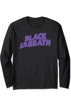 Black Sabbath Schwarzes Sabbath Logo Langarm Langarmshirt