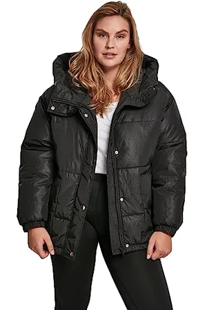 Urban classics Damen Ladies Oversized Hooded Puffer Jacke, , XS