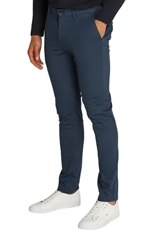 Tommy Hilfiger Herren Chino Hose Bleecker Printed Structure Slim Fit, , 28W/33L