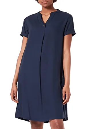 Timezone Damen Simple Dress Lässiges Kleid, , L