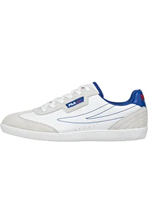 Fila Herren BYB Assist Sneaker, White-Lapis Blue, 43 EU