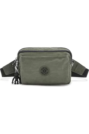 Kipling ABANU Multi Kleine Umhängetasche, die in eine Hüfttasche umgewandelt Werden kann, (Grün)