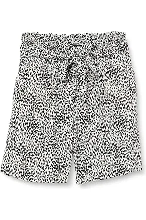 IKKS Jungen Fluide Imprimé Cœurs Noirs Sur Fond Blanc Xu26054.19 Shorts, , 164