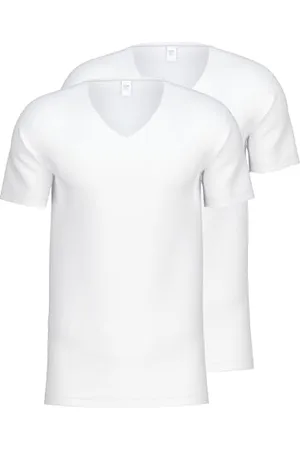 Calida Natural Benefit V-Shirt Herren, im Vorteilspack