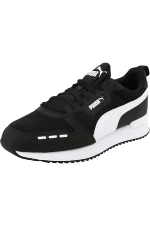 PUMA Unisex R78 Sneakers, Black White, 40 EU