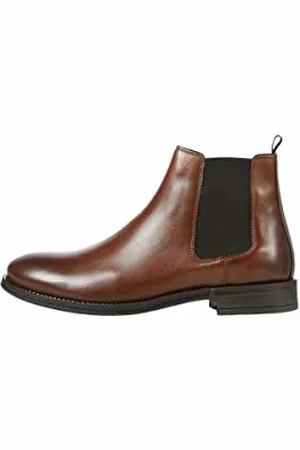 JACK & JONES JFWARGO LEATHER CHELSEA LN