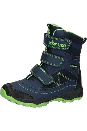 LICO Sundsvall V Schneestiefel, Marine/Lemon, 25 EU