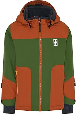 LEGO Wear Wear Unisex Wear Jungen Unisex Winterjacke Skijacke 12.000 Wassersäule Atmungsaktiv Lwjested 710 Regenjacke, , 116 EU