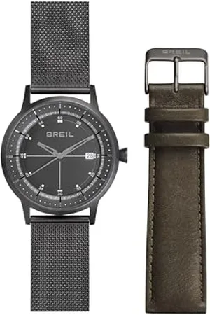 Breil Uhr Herren SIX.3.Nine Ziffernblatt SCHWARZ Bewegung Chrono Quartz e MESH Stahl TW1805