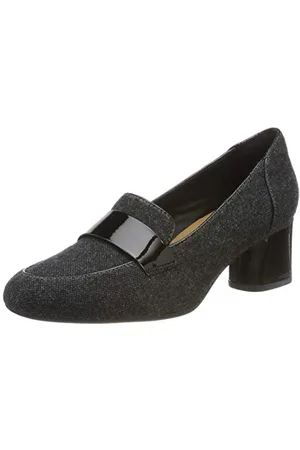 Clarks Damen Pumps, Grau (Grey Textile), 39.5 EU