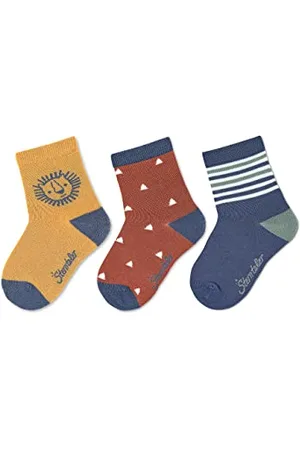 Sterntaler Unisex Kinder Söckchen 3er-pack Bambus Socken, , 18 EU