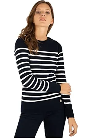 Armor.lux Damen Pull Marin Groix HÃritage Femme Pullover, , 38 (Herstellergröße: 2)