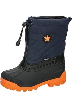 LICO Turku Winterstiefel, Marine/Orange, 30 EU
