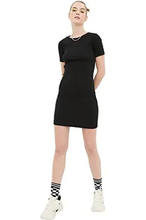 Trendyol Damen Mini Gestricktes Kleid Dress, , M EU