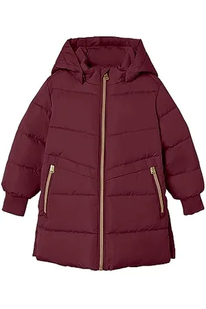 NAME IT Mädchen NMFMUSIC Long Puffer Jacket TB Pufferjacke, , 104