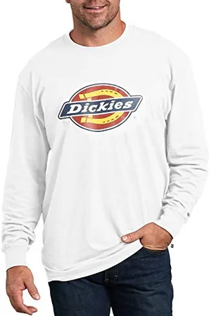 Dickies Herren Long Sleeve Regular Fit Logo Tee T-Shirt, V1, Mittel