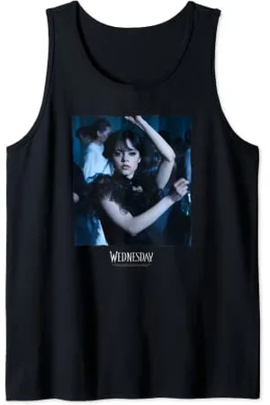Wednesday Dark Dancing Queen Photoreal & Logo Tank Top